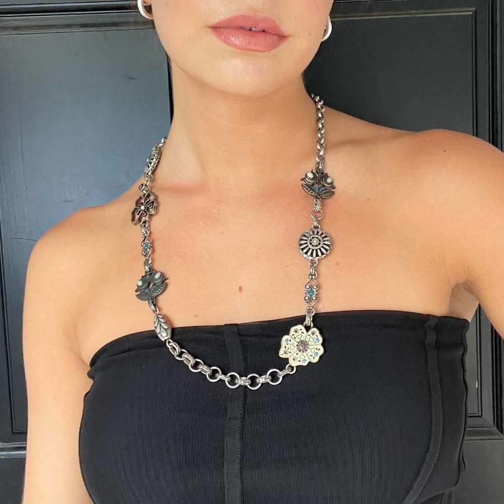 lucky brand chuncky chain neckalce